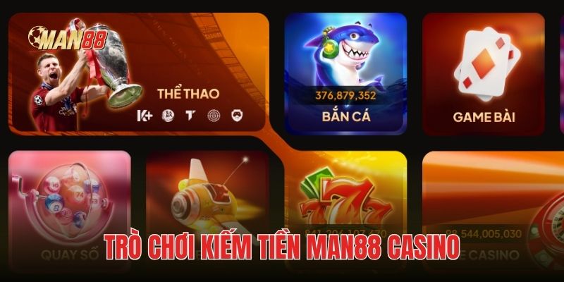 Trò chơi kiếm tiền Man88 casino